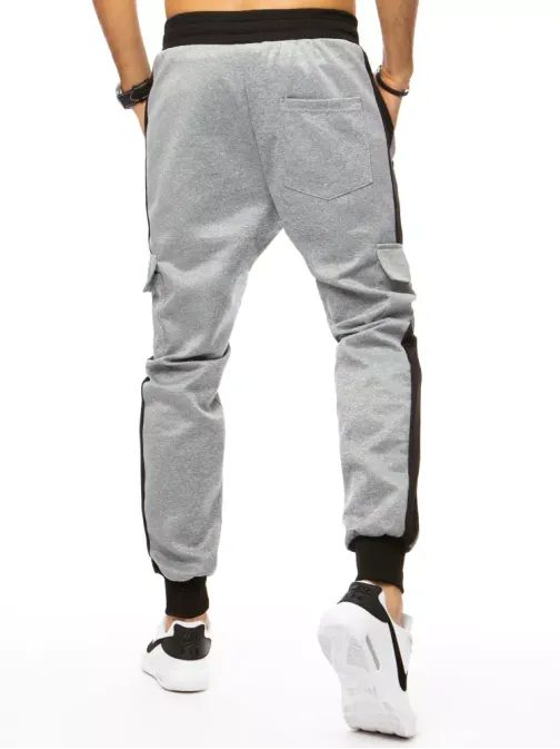 Kényelmes szürke melegítő nadrág