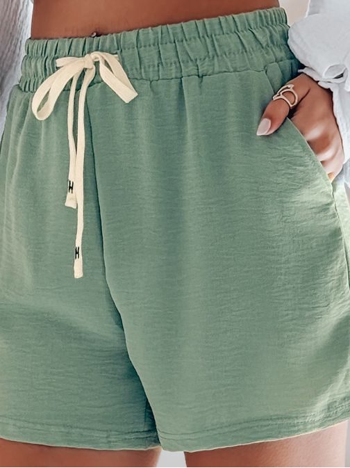 Női nyári rövidnadrág zöld