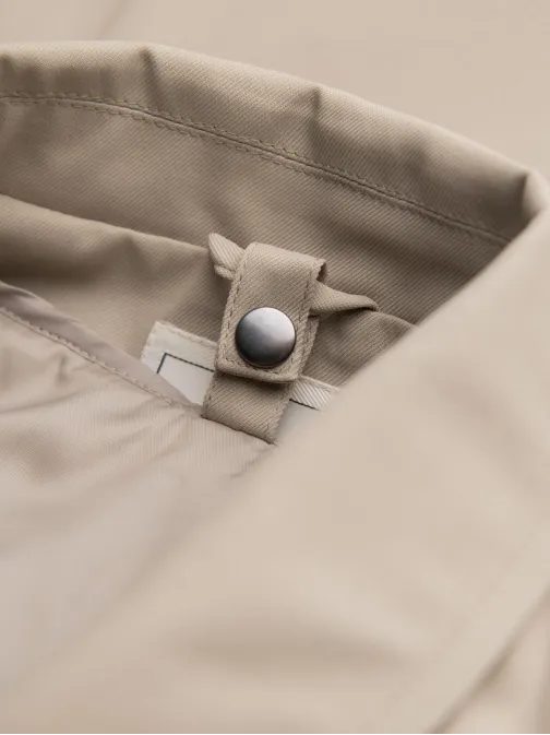 Férfi bézs színű kabát mellénnyel V1 OM-COLC-0139 OM-COLC-0139