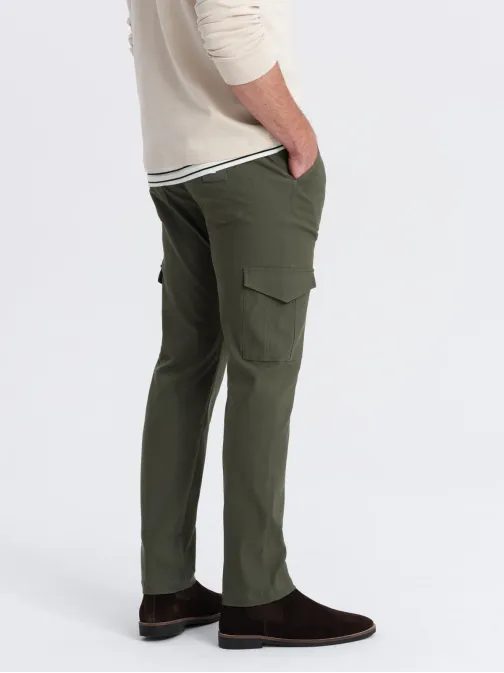 Zöld férfi cargo nadrág V1 PACG-0178