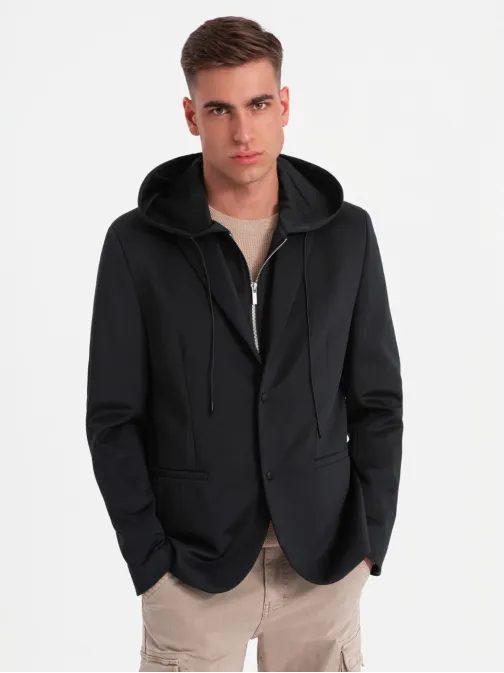 Elegáns fekete dzseki  V1 BLZB-0126