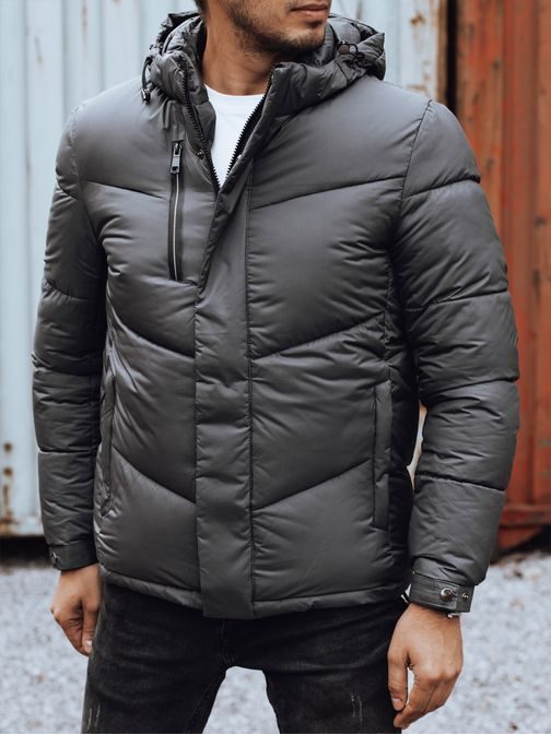 Trendi steppelt szürke dzseki