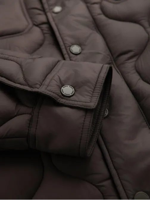 Fashion khaki férfi átmeneti kabát V3 JANP-0215