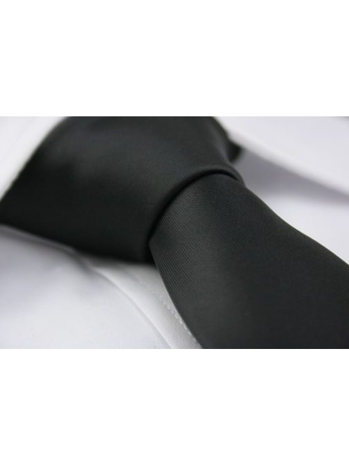 Trendi fekete-lila férfi nyakkendő