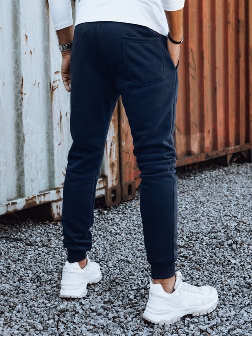 Férfi kényelmes kék melegítőnadrág