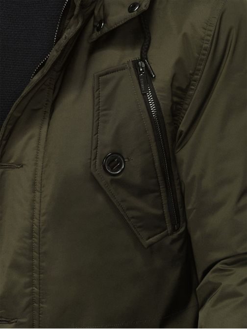 Khaki zöld télo parka kabát C361