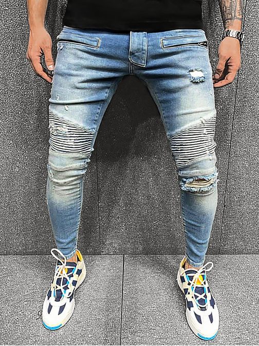 Halvány kék koptatott farmer nadrág O/B5350