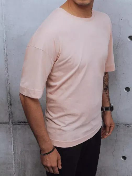 Sima rózsaszín póló