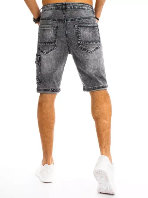 Farmer rövidnadrág fekete színben