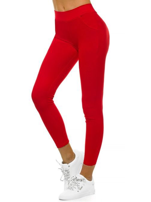 Egyedi piros női leggings JS/YW01056/A5