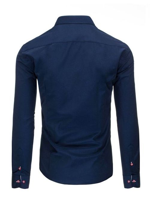 Elegáns sötét kék férfi ing