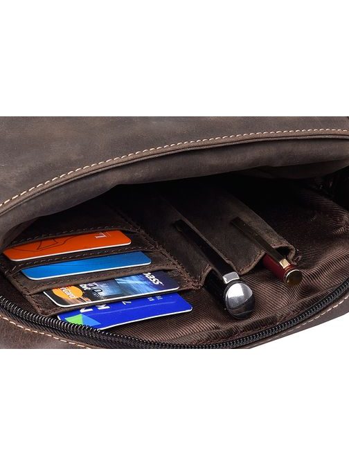 Barna válltáska WILD