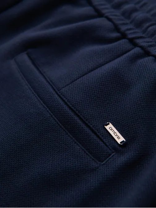 Elegáns férfi tréningnadrág kék V1 OM-PACP-0283