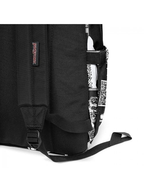 Fekete mintás hátizsák Jansport SuperBreak Plus