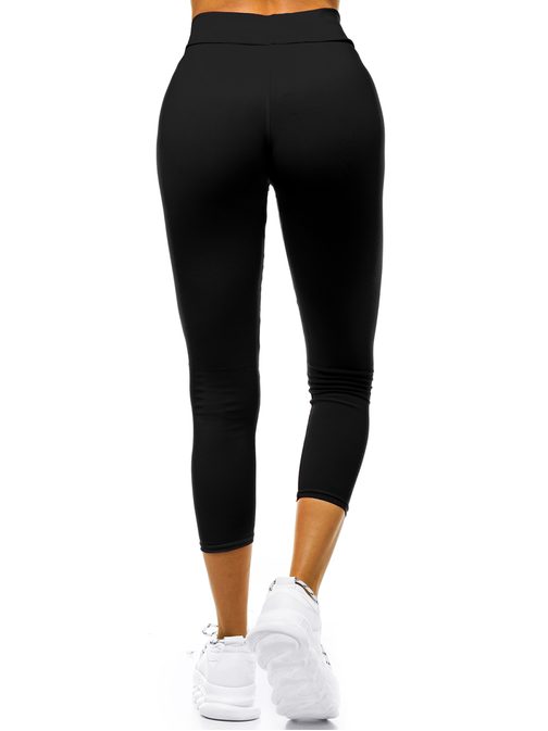 Egyszerű fekete női leggings JS/YW01053/A1