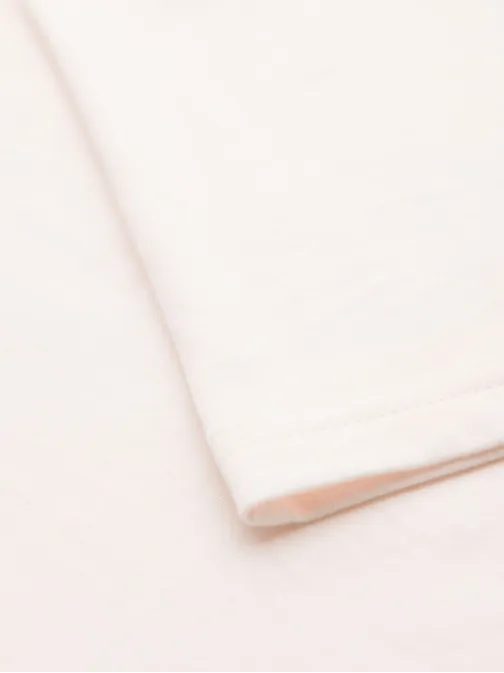 Pamut fehér férfi póló gombokkal V1 TSCT-0206