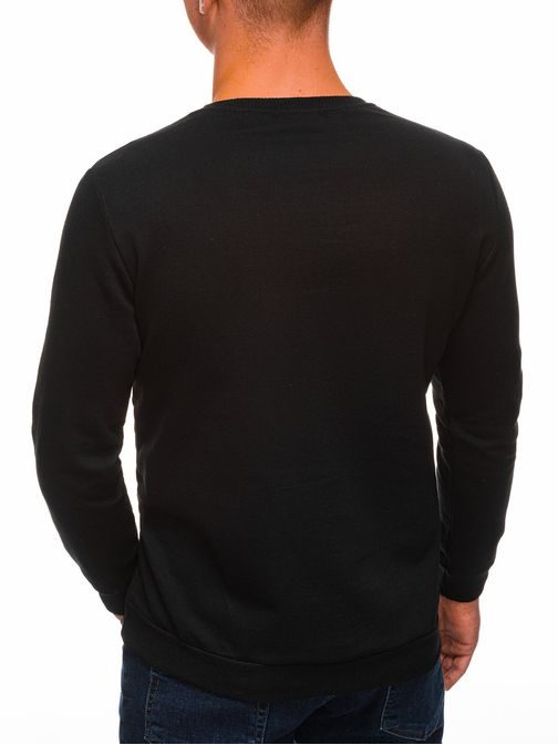 Trendi fekete pulóver  B1267