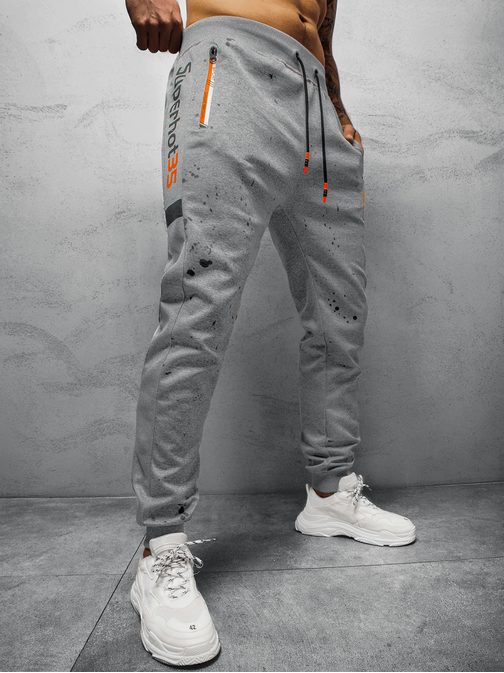 Modern szürke melegítő nadrág  JS/K10233