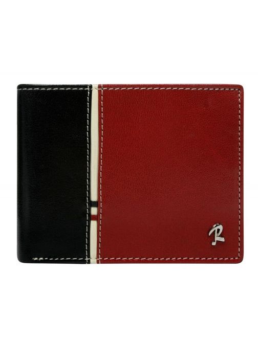 Exkluzív fekete piros pénztárca