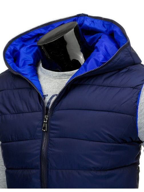 Sportos kék mellény