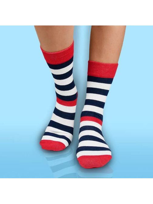 Férfi zokni Csíkos