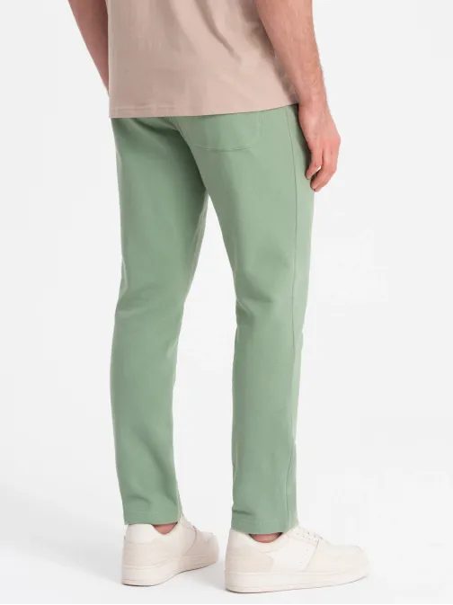 Érdekes zöld melegítő nadrág V3 PABS-0206