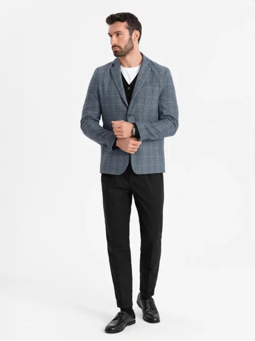 Trendi grafit szürke zakó V1 BLZB-0119