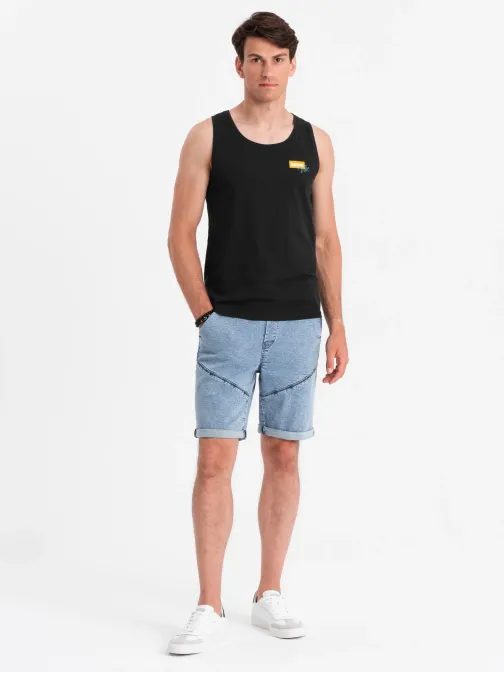 Fekete atléta nyári motívummal  V1 TSTT-0191