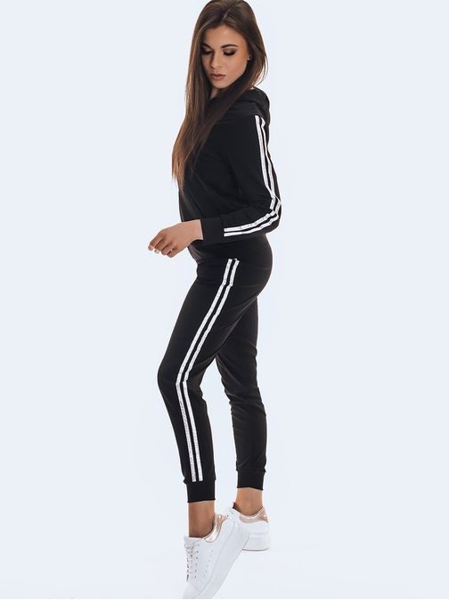 Divatos fekete női melegítő együttes Fiana