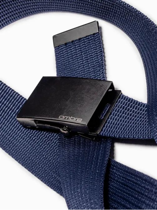 Sötét kék textil öv  A376