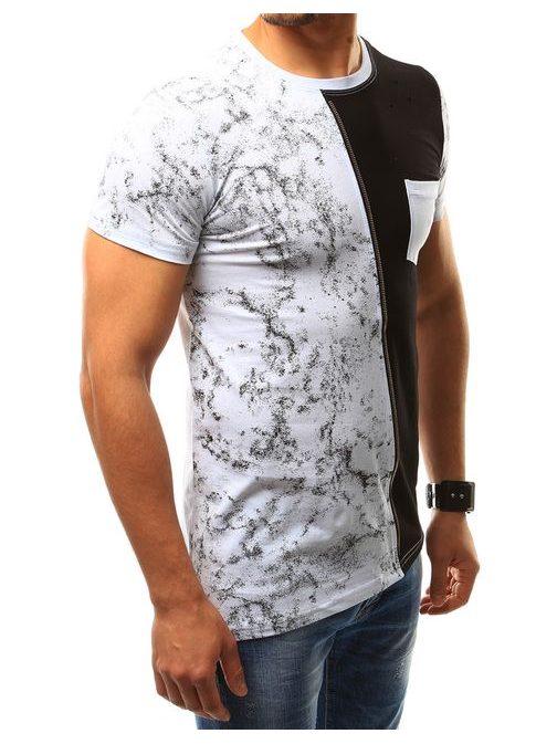 Fekete fehér ferde póló