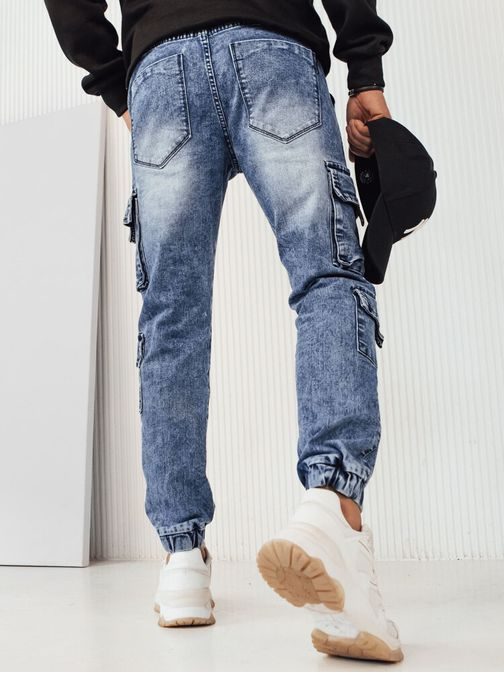 Időtlen kék farmer jogger nadrág