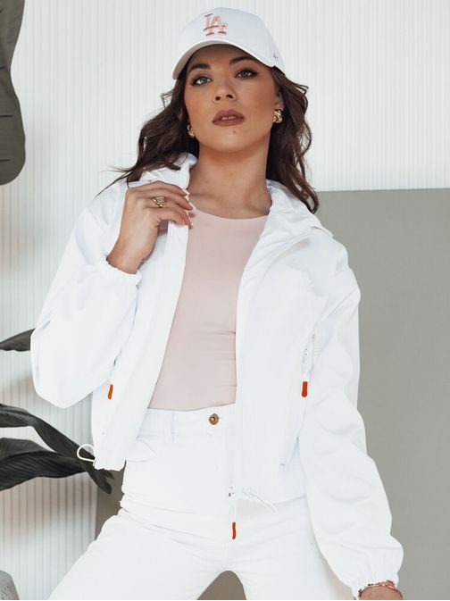 Trendi női fehér dzseki Alondrass