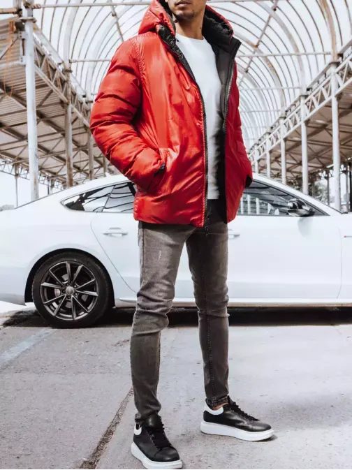 Kétoldalas stílusos fekete dzseki