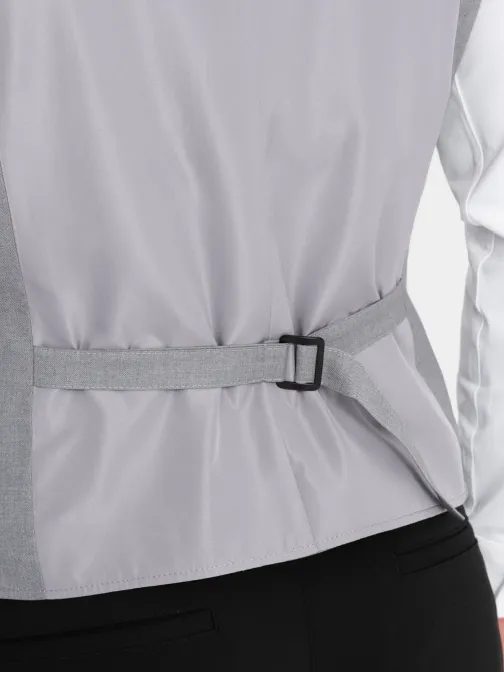 Trendi elegáns szürke mellény V3 BLZV-0112