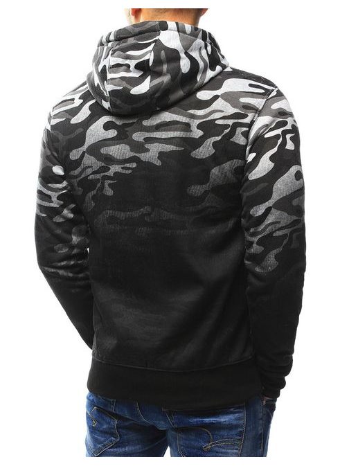 Terepmintás kapucnis pulóver