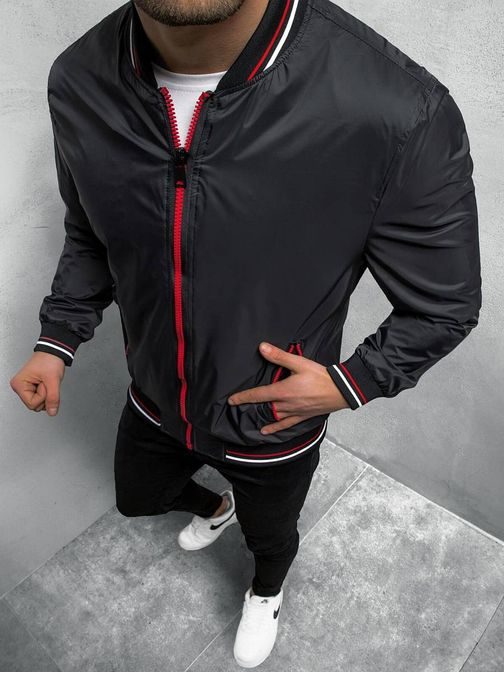 Eredeti fekete bomber dzseki N/6708