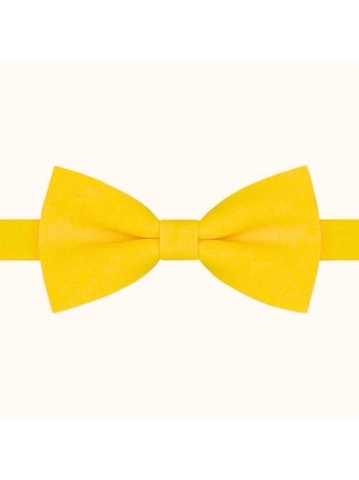 Feltűnő sárga csokornyakkendő