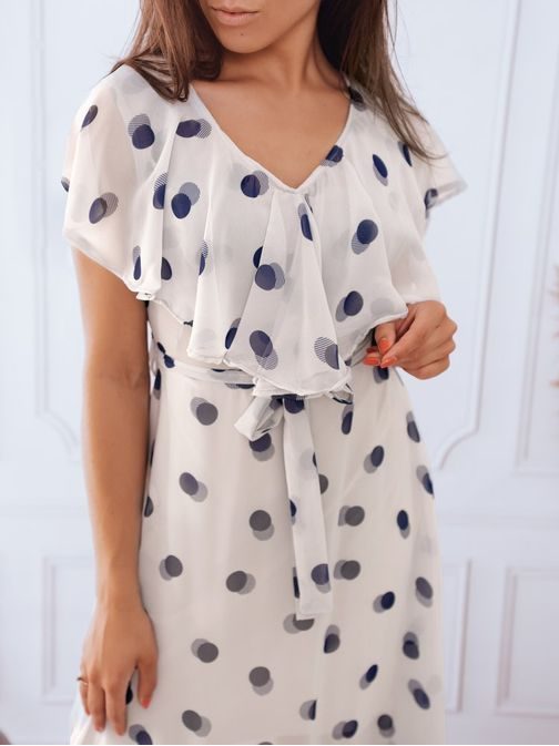 Csodálatos világosszürke nyári női maxi ruha Crespo