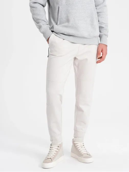 Fehér egyedi férfi melegítőnadrág V4 PASK-0142