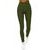 Stílusos khaki színű női leggings JS/YW88024/7