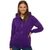 Kényelmes lila női kapucnis pulóver JS/W03Z