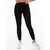 Fekete női leggings divatos kivitelben PLR122
