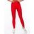Piros női leggings divatos kivitelben PLR122