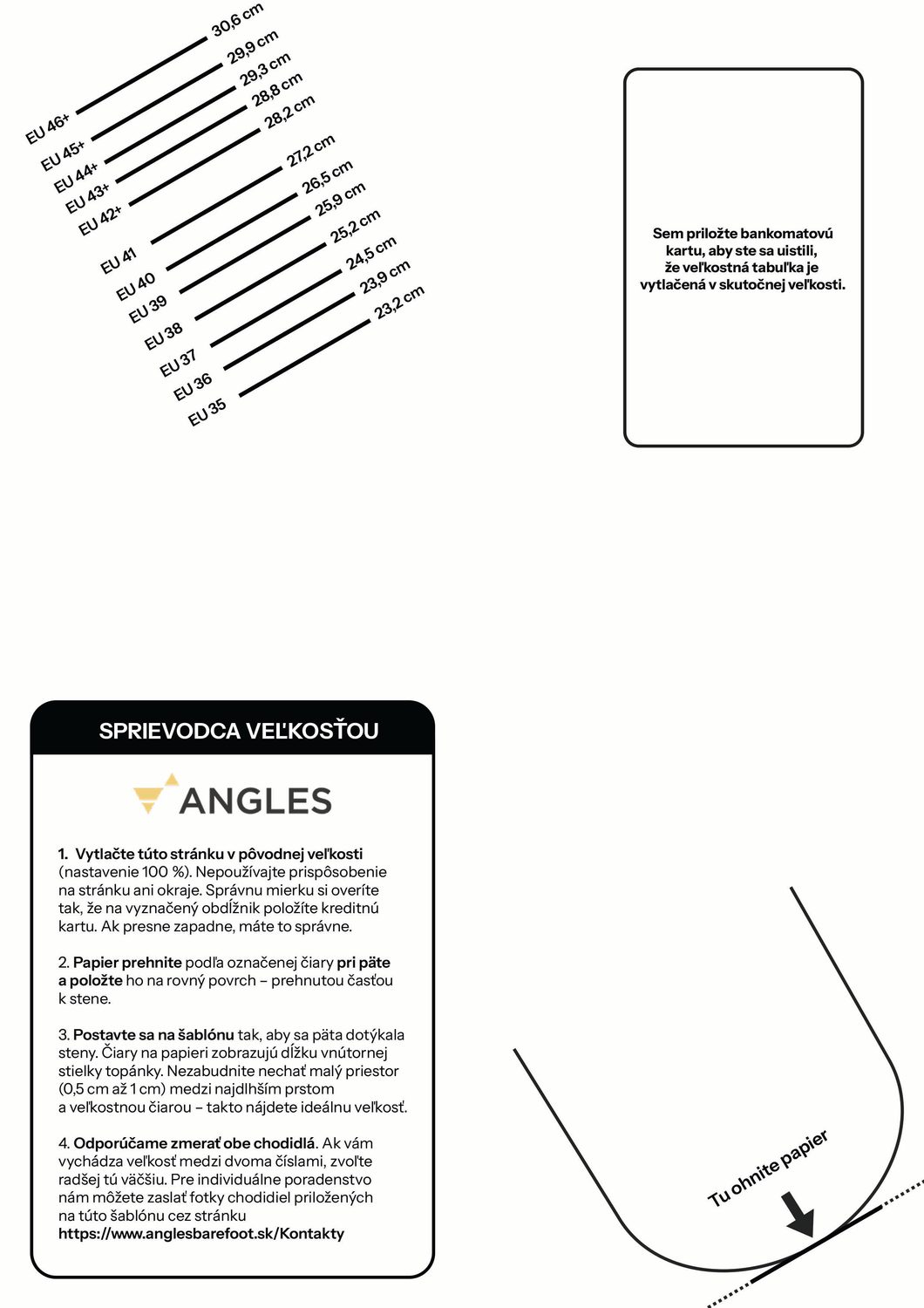 Ako si zmerať nohu pre barefoot topánky