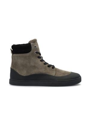 GROUNDIES TORINO Stone Black | Damen Winter Barfußschuhe gefüttert