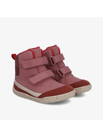 CRAVE SNOWFIELD Pink | Gefütterte Kinder-Barfußschuhe für den Winter