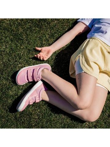 CRAVE SNOWFIELD Pink | Gefütterte Kinder-Barfußschuhe für den Winter