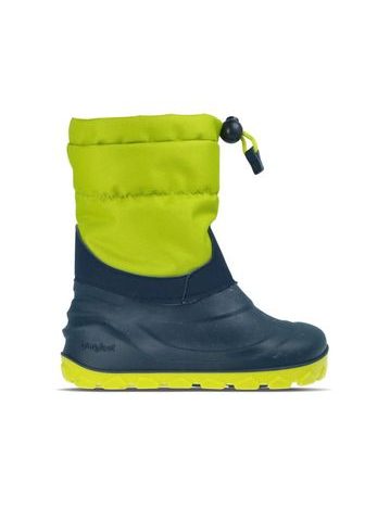 CRAVE SNOWSTORM Navy/Lime | Kinder Winter Thermostiefel