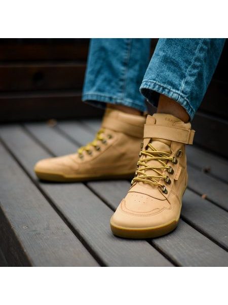 CRAVE GLASGOW 3.0 Cognac | Knöchelhohe Barfußschuhe